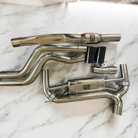 2015-2019 BMW F30 340i B58 Full Valve Performance Exhaust System | Palenon Performance 4