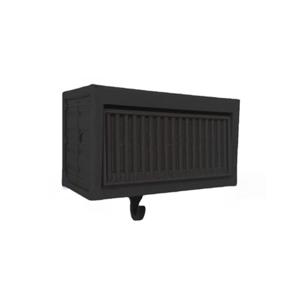 Wall-mounted garage key holder