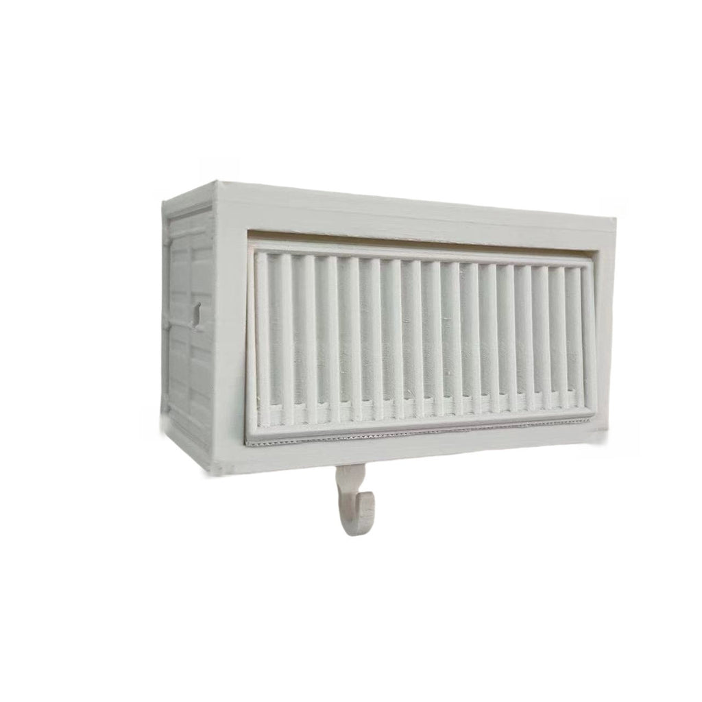 Wall-mounted garage key holder