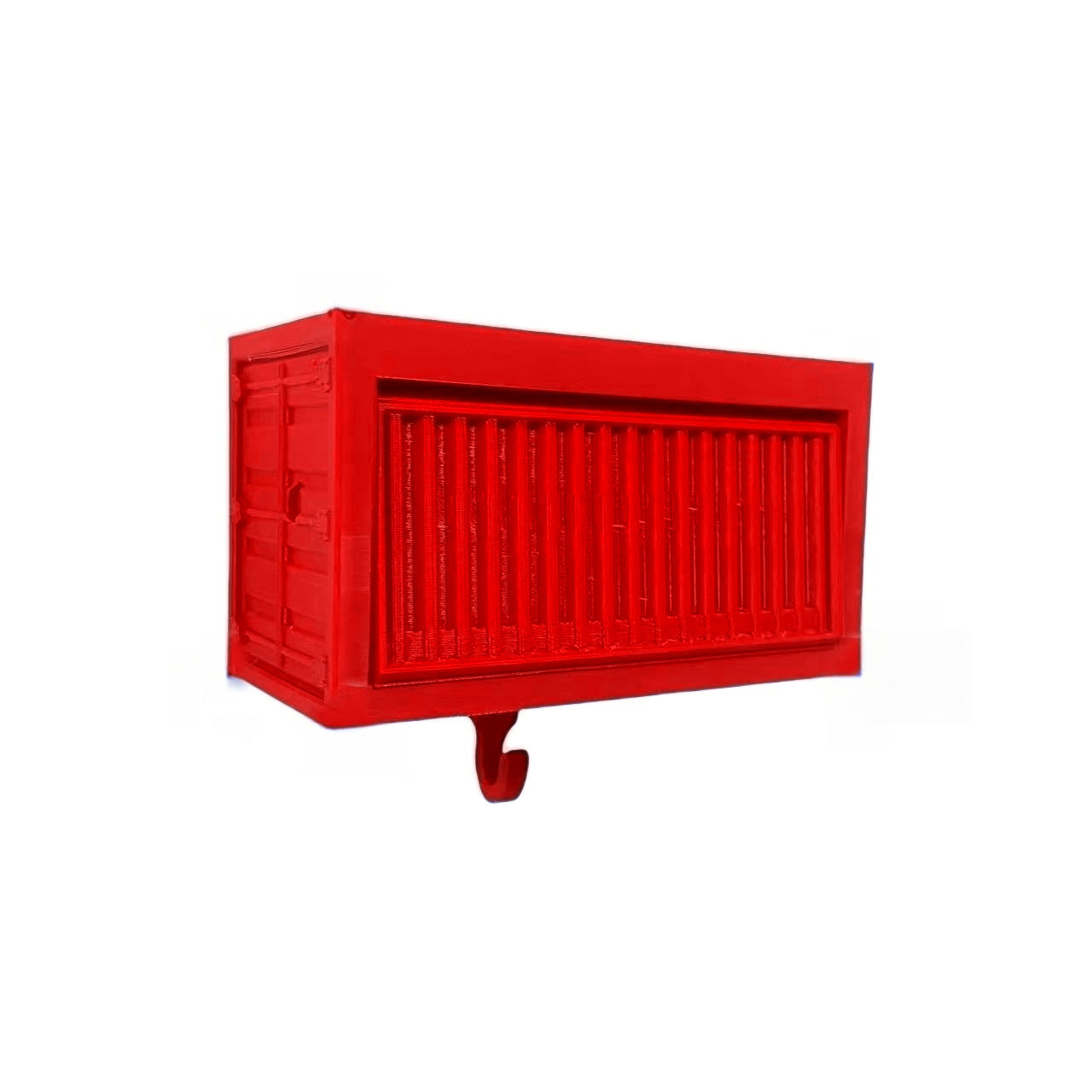 Wall-mounted garage key holder