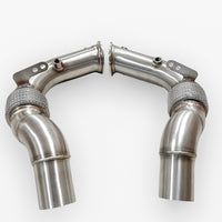 Race Downpipe For BMW F10 M5 and F12, F06, F13 M6 including Competition (S63 Engine) 3