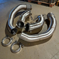 Racing Downpipes For BMW F90 M5 & F91, F92, F93 BMW M8 (S63 Engine) 1